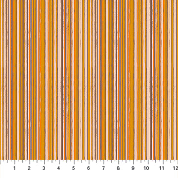 Summer's End Stripes Orange - Figo Fabrics