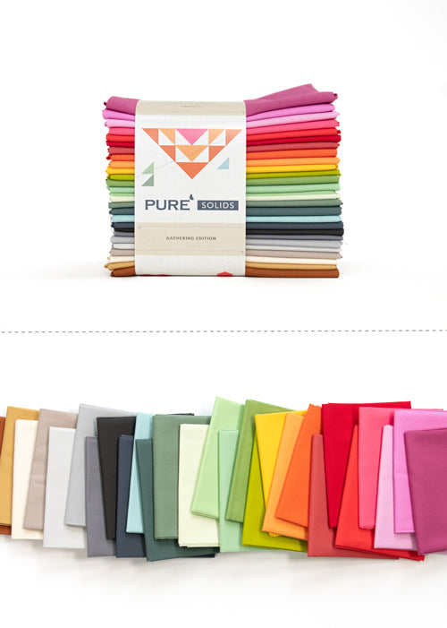Pure Solids - Gathering Edition Fat Quarter Bundle - Art Gallery Fabrics
