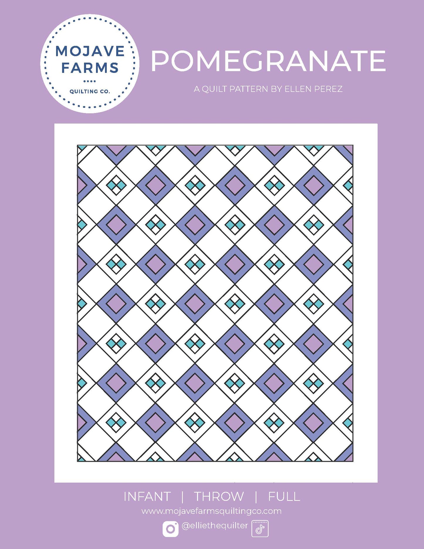 Pomegranate Quilt Pattern- PDF Download