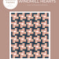 Windmill Hearts Quilt Pattern- PDF Download