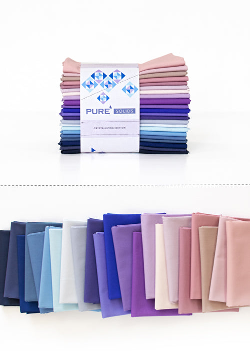 Pure Solids - Crystallizing Edition Fat Quarter Bundle - Art Gallery Fabrics