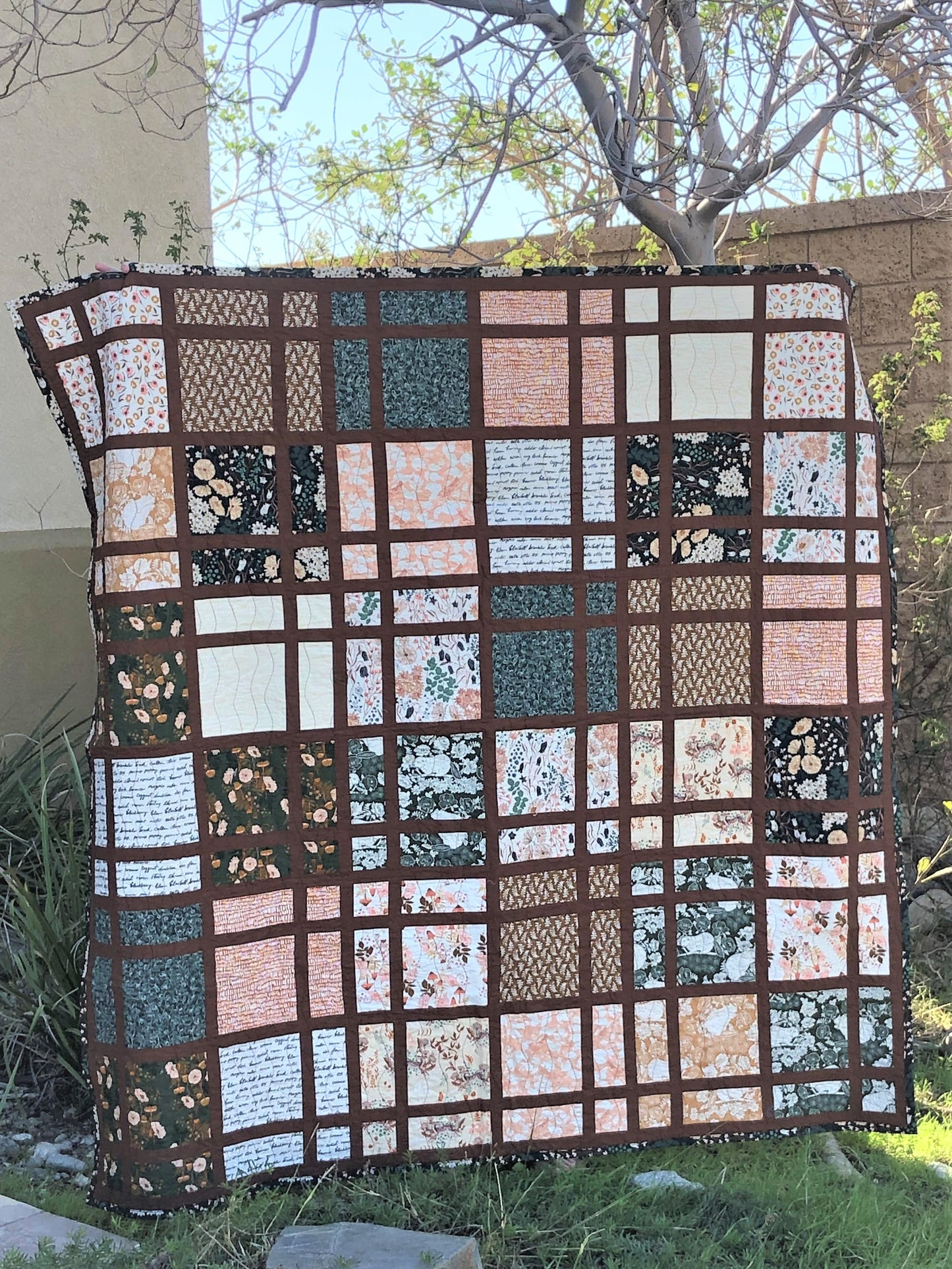 Stained Glass Quilt Pattern - Paper